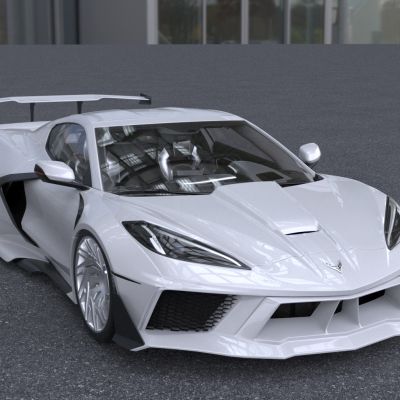 2021款雪弗莱克尔维特C8跑车超跑汽车