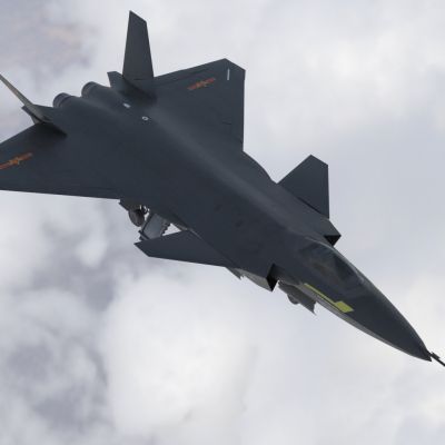 中国人民解放军空军歼20威龙军事战斗机cj20飞机