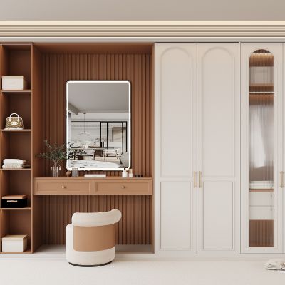 现代衣柜 梳妆台 现代衣帽间衣柜 服饰包包 衣服 箱包