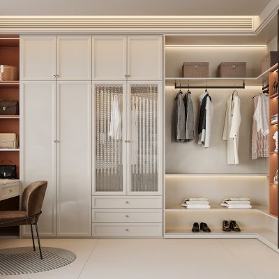 现代衣柜 梳妆台 现代衣帽间衣柜 服饰包包 衣服 箱包