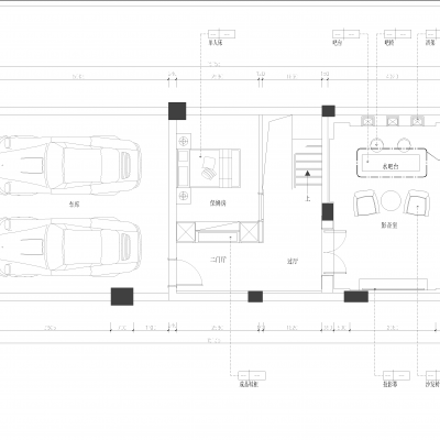 家装施工图，CAD,中式风格CAD施工图
