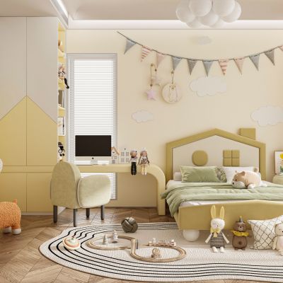 现代儿童房儿童床