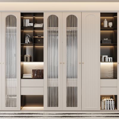 现代衣柜  现代衣帽间衣柜 服饰包包 衣服 箱包