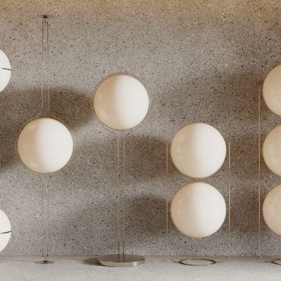 现在灯具组合 吊灯 壁灯 落地灯 台灯