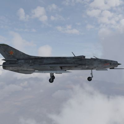 中国人民解放军空军歼7PJ7P歼击机飞机