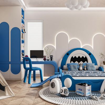 现代儿童房儿童床