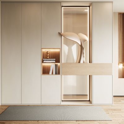 现代入户装饰性玄关  玄关柜