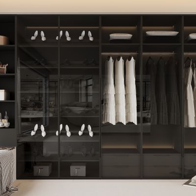 现代衣柜  现代衣帽间衣柜 服饰包包 衣服 箱包