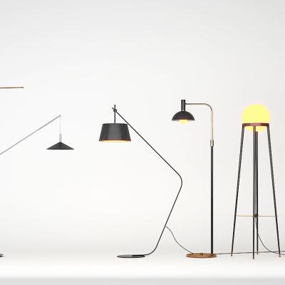 现代落地灯组合