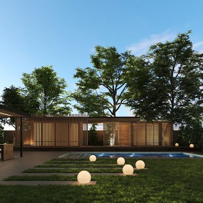 庭院 院子 花园