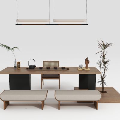 现代茶桌椅组合