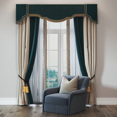 法式布艺窗帘