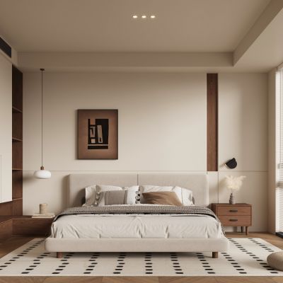 现代中古风卧室