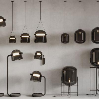 现在灯具组合 吊灯 壁灯 落地灯 台灯