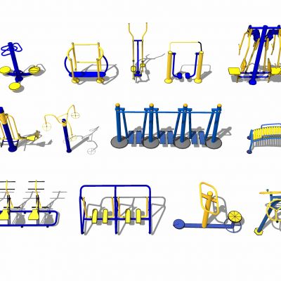 现代精品健身器材活动器械户外健身器械组合小区健身器公园老年康体健身居住区儿童游乐设施椭圆仪牵引器