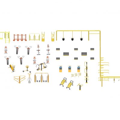 现代精品健身器材活动器械户外康体健身器械组合小区健身器公园学校活动器械老年健身儿童游乐设施牵引器双杠