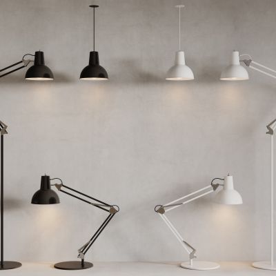 现在灯具组合 吊灯 壁灯 落地灯 台灯