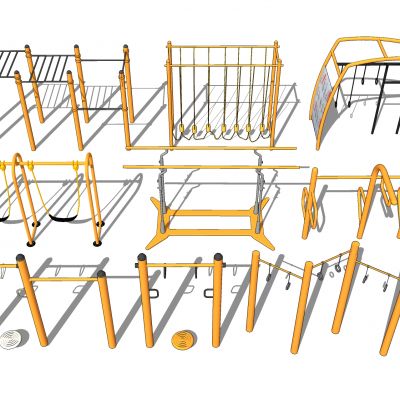 现代精品健身器材活动器械户外健身器械组合小区健身器公园学校活动器械老年健身儿童游乐设施牵引器秋千双杠