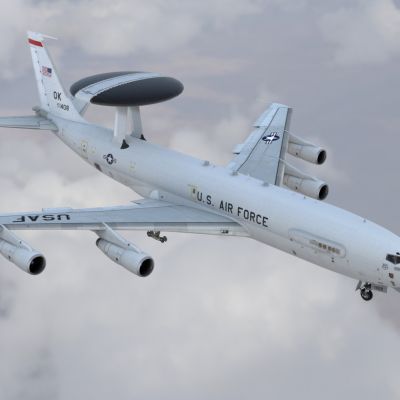 AWACSE3S预警直升机飞机