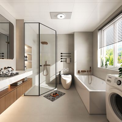 现代卫生间 