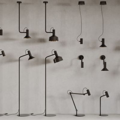 现在灯具组合 吊灯 壁灯 落地灯 台灯