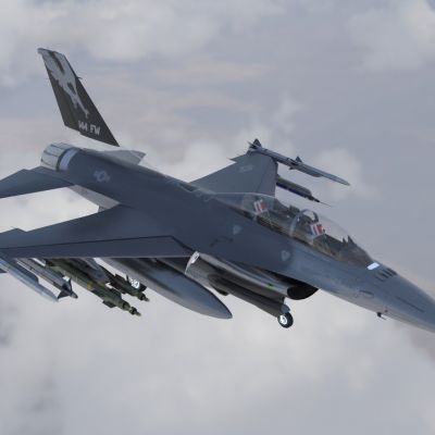 F16战斗机3喷气式多用途战斗机战隼带驾驶室控制台