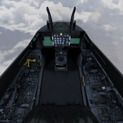 F16战斗机2喷气式多用途战斗机战隼带驾驶室控制台