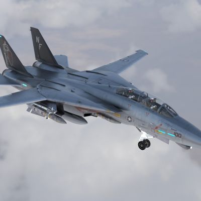 F14战斗机超音速多用途舰载战斗机带驾驶舱控制台