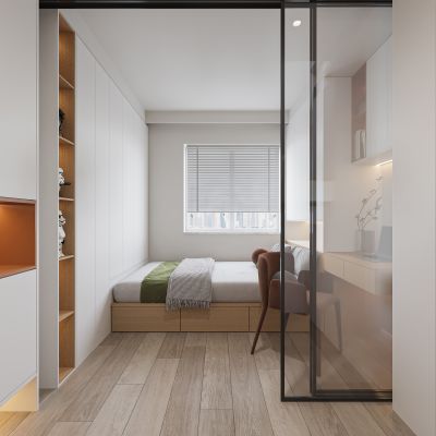 现代榻榻米卧室