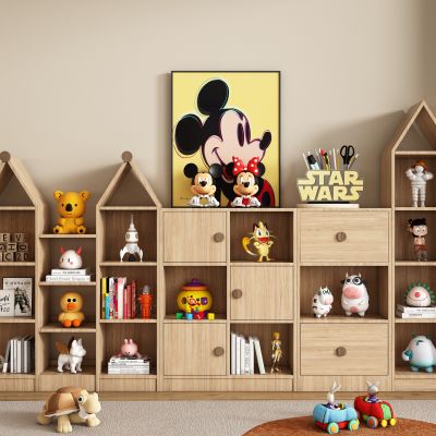 儿童饰品摆件装饰柜