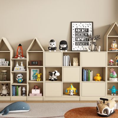 儿童饰品摆件装饰柜