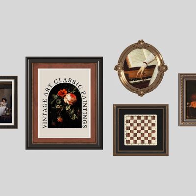 法式复古挂画组合