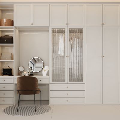 现代衣柜 梳妆台 现代衣帽间衣柜 服饰包包 衣服 箱包