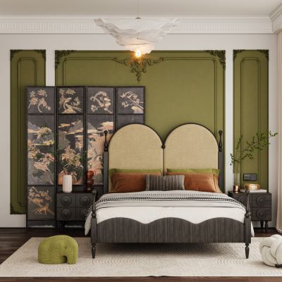 法式中古风卧室儿童房