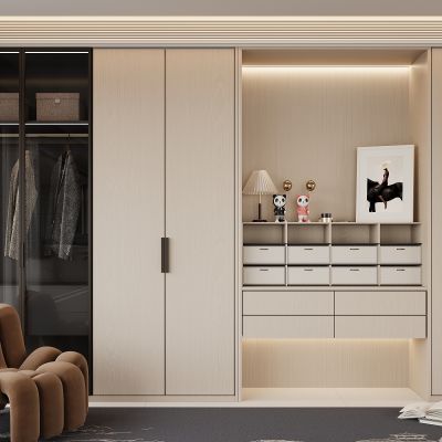 现代衣柜 现代衣帽间衣柜 服饰包包 衣服 箱包