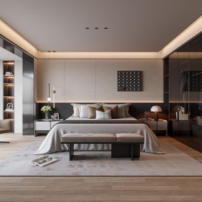 现代卧室