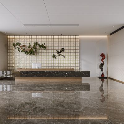 现代大厅前台