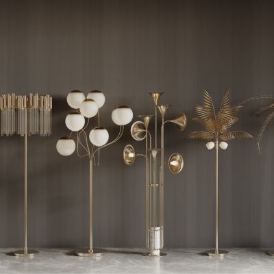 中式落地灯组合