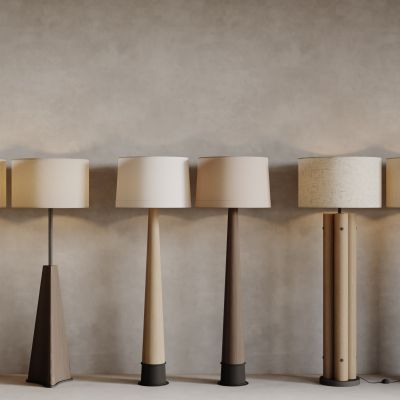 现在落地灯组合