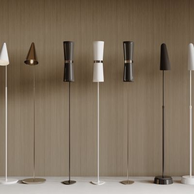 现代落地灯组合