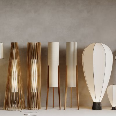 现在落地灯组合