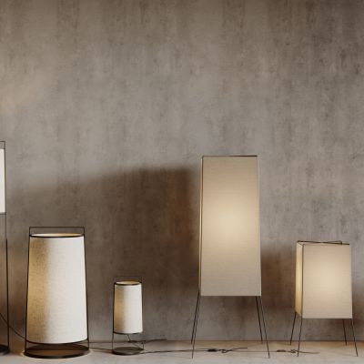 现在落地灯组合