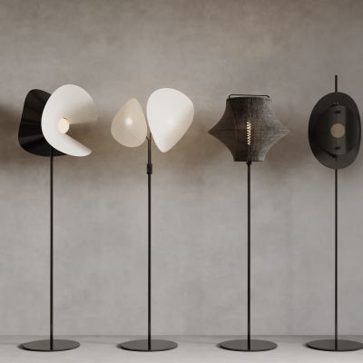 现在落地灯组合 落地灯 装饰灯 球形灯 艺术灯