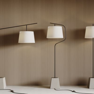 现在落地灯组合