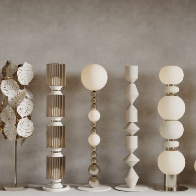 现在落地灯组合