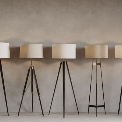 现在落地灯组合