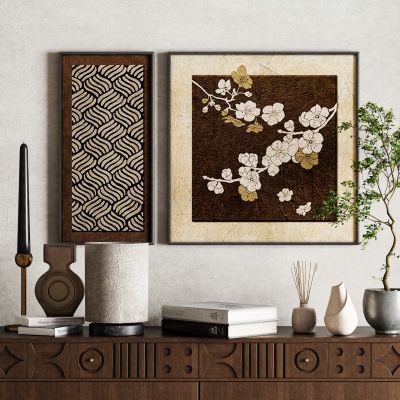 新中式中古风装饰画挂画