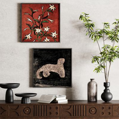 新中式中古风装饰画挂画