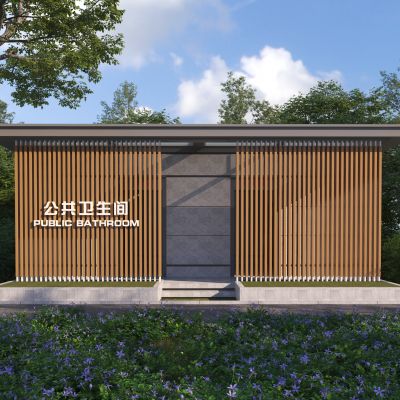 现代公共厕所 卫生间