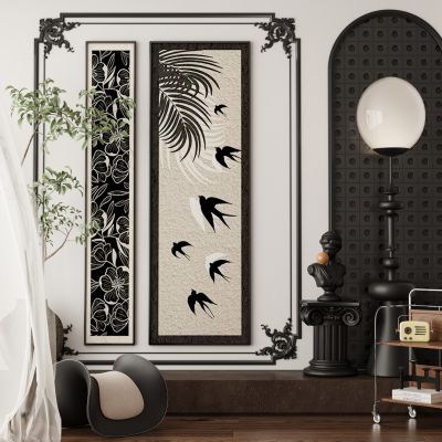 法式复古中古侘寂风装饰画挂画